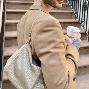 Fendi monogram baguette bag.